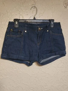 Armani Exchange Dark Wash Shorts SZ 8 - Picture 1 of 5