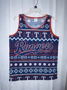 NWT Medium Texas Rangers Tank Top Holidays Stadium Giveaway - Picture 1 of 10