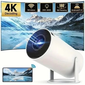 Mini proyector portátil de cine en casa 4K 10000 lúmenes LED 1080P cine en casa - Imagen 1 de 9