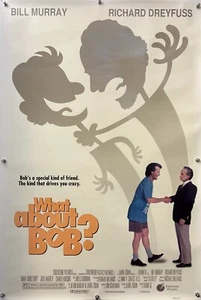 ¿QUÉ PASA CON BOB? Póster original de la película de una hoja - 1991 - Bill Murray - Imagen 1 de 4