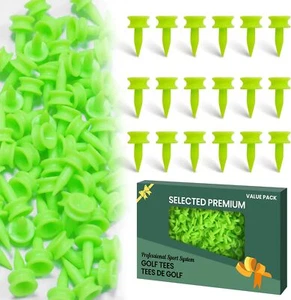 Golf Tees Step Down Plastic Unbreakable 50 Pack Reusable Bulk Professional He... - Picture 1 of 7