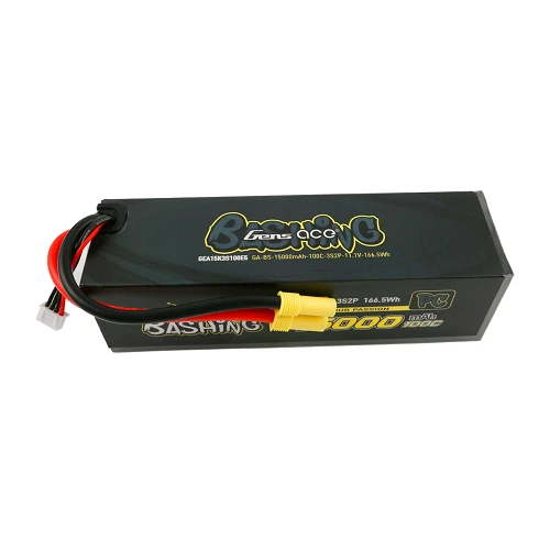 Gens Ace Bashing Pro 15000mah 3S2P 11.1V Lipo Battery Pack With EC5 Plug - Image 1 of 2