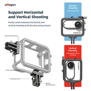 Per Insta360 GO 3 Azione Cmera Custodia protettiva in metallo Accessori - Imagen 1 de 14