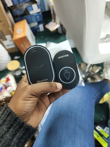 Wesstun Funk-Türklingel, IP67 wasserdichter Stecker, kabellos die Reichweite von 300 m, schwarz - Bild 1 von 11