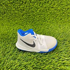 Nike Kyrie 3 Toddler Size 6C White Blue Athletic Shoes Sneakers 869984-102