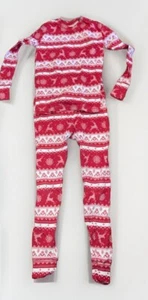 Gap Kids Christmas Pajamas Size 12 EUC Reindeer Snowflakes Holiday Winter - Picture 1 of 5