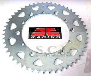 YAMAHA XT350 DT400 IT175 TT500 YFM350 YZ250 JT JTR853.52 520 52T REAR SPROCKET - Picture 1 of 3