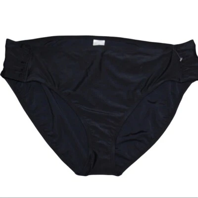 New Ava & Viv BLACK Slimming SWIM BOTTOMS Plus Size 24W / 26W NWOT - Image 1 of 4