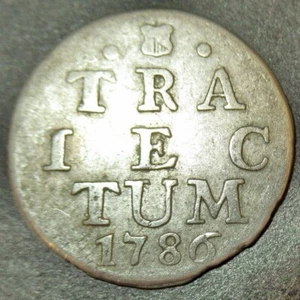 COA Silver 1786 Colonial Old Dutch Colonial New York Dime Utrecht Mint Lion Dime - Picture 1 of 4