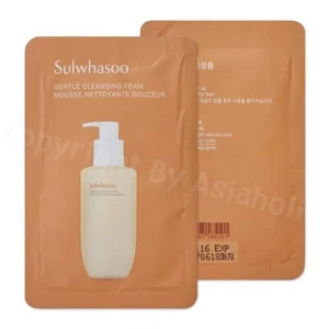 Sulwhasoo Gentle Cleansing Foam 4ml (10pcs ~ 100pcs) Sample Newest Ver - Picture 1 of 18