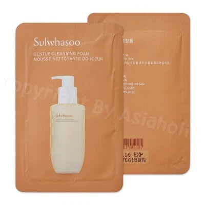 Sulwhasoo Gentle Cleansing Foam 4ml (10pcs ~ 100pcs) Sample Newest Ver - Image 1 of 4