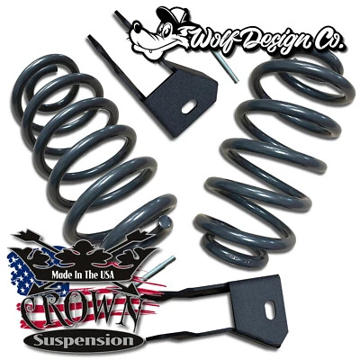 Amortiguador de resorte helicoidal trasero descendente Crown Suspension 2015-2020 Tahoe Escalade 3" Foto 1 de 4