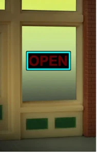 Letrero de neón Miller Engineering ventana abierta HO/N MIL9045 - Imagen 1 de 3