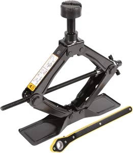 Steel Scissor Jack for Car 1.8 Ton- Oversized Base | Portable Ideal for SUV Auto - Picture 1 of 12