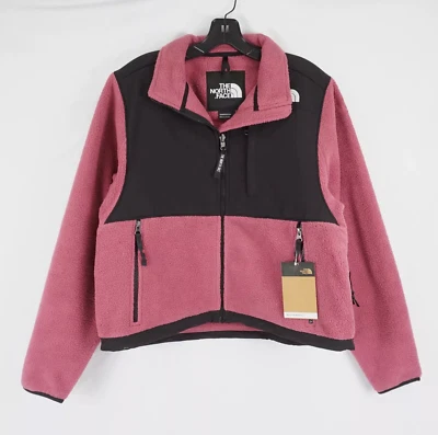 The North Face Retro Denali Zipped Stand Collar Fleece Jacket Cyber Berry - 1X - Image 1 of 4