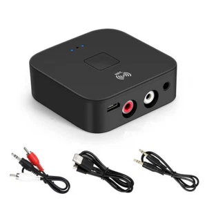 B11 Wireless BT Receiver 5.0 LL RCA NFC 3.5mm Audio Jack Adapter CS - Picture 1 of 10