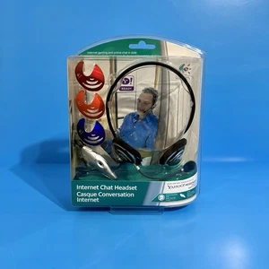 Logitech Internet Chat Headset Hinter dem Kopf Mehrfarbig Computer mit Mikrofon NEU - Bild 1 von 8