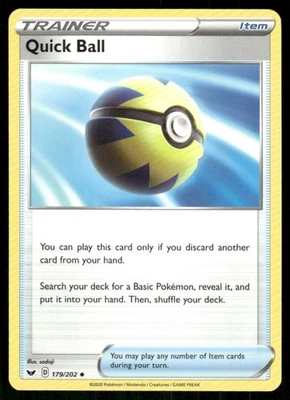2020 Sword & Shield Quick Ball Uncommon #179 - Image 1 of 2