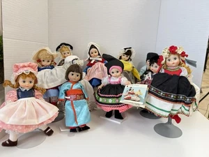 Vintage Collectible Madame Alexander Dolls International Dolls Set Of 11 W6 - Picture 1 of 13