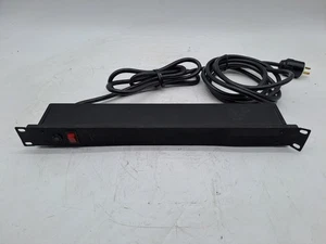 Wiremold Legrand Rackmount, 125V, 15A, 20"L, 8 Outlets 15ft Cord J08B2B - Picture 1 of 4