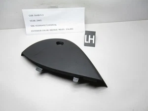 2003-2011 Saab 9-3 93 Dash Left Side Fusebox End Cap Cover Trim 12801748A - Picture 1 of 5