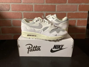 Nike Air Max 1 X Patta "Waves White" Größe 11 gebraucht STEAL - Bild 1 von 2