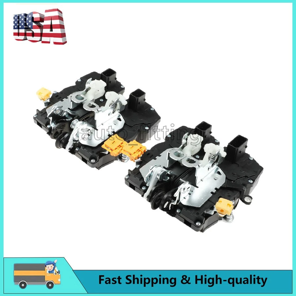 Actuador de bloqueo de puerta delantero + trasero + izquierdo + derecho 4 piezas para Chevy GMC Yukon Cadillac Foto 1 de 4