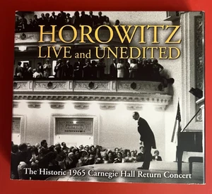 Horowitz Live and Unedited~1965 Carnegie Hall Concert~2005~2 CDs + DVD - Imagen 1 de 4