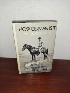 How German Is It Walter Abish Hardcover - Imagen 1 de 8