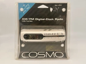 Radio orologio digitale Cosmo AM/FM senza fili modello da viaggio CR 2509 - nuovo vecchio magazzino - Foto 1 di 9