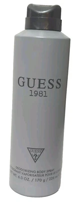 GUESS 1981 Deodorant Body Spray for Men – 6.0 oz – NEW – Fresh Scent - Изображение 1 из 4