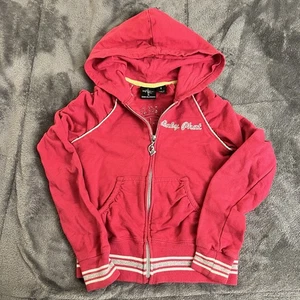 Baby Phat Girlz Y2K 2009 Pink Zip Embroidered Track Jacket Size S - Picture 1 of 12