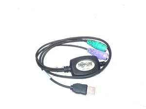New Dell OEM KVM Tripp-Lite USB to PS2 Converter Cable B015-000 YF441 - Picture 1 of 1