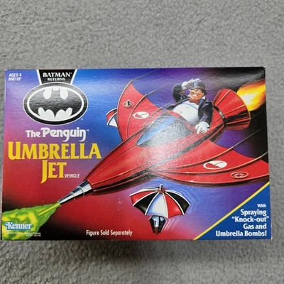 Kenner Batman Returns Penguin Umbrella Jet Vehicle 1991 nuevo en caja sellada Foto 1 de 4