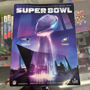 Philadelphia Eagles Super Bowl LII 52 Official Stadium Program Patriots 41-33 - Bild 1 von 2
