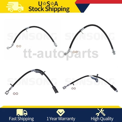 Manguera de línea de freno delantera trasera Sunsong para Chevrolet Equinox 2011 2012 Foto 1 de 4