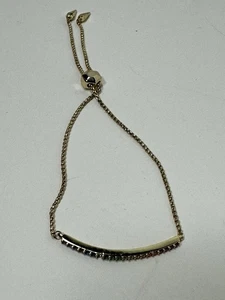 Rainbow Bar Gold Bolo Armband 8" - wie besehen - Bild 1 von 7