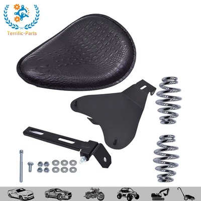 For Yamaha V Star 1300 1100 950 650 250 Motorcycle Bobber Solo Seat Spring Black - Image 1 of 4