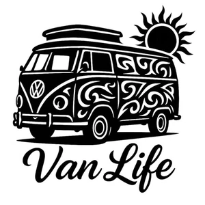 Van Life Tribal Camper Vinyl Decal Sticker window car van wall adventure Caravan - Picture 1 of 46