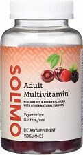 Solimo Adult Multivitamin Gummies - 150 Count - Exp 10/2023
