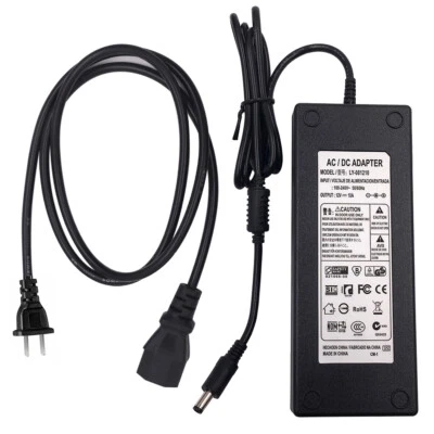 Adaptador de fuente de alimentación AC 100-240V a DC 12V transformador 1-10A con interruptor para LED Foto 1 de 4