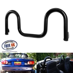 Roll hoop over Sport bar sedile posteriore nero per Mazda MX-5 Miata Roadster 1990-2005 - Foto 1 di 8