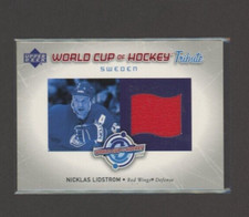 2004-05 Upper Deck World Cup Tribute Jersey #NL Nicklas Lidstrom