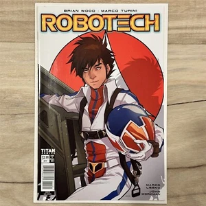 ROBOTECH #1 TITAN COMICS KARL KERSCHL VARIANT COVER B RICK HUNTER 2017 NM+ - Picture 1 of 12