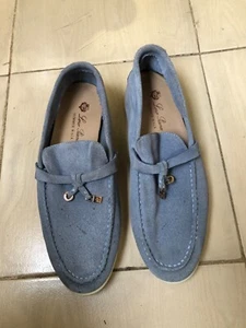 Loro Piana summer charms walks loafers suede 40 EU - Picture 1 of 13