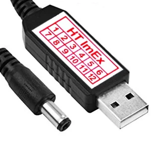 USB Step-up Adapter Cable Module DC 5V to DC 12V Converter 2.1x5.5mm Male Plug - Bild 1 von 8