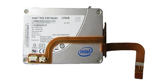 Genuine 120GB Intel 2.5" SATA SSD w Cable for MacBook Pro A1211 MA610LL 15" 2006 - Picture 1 of 4