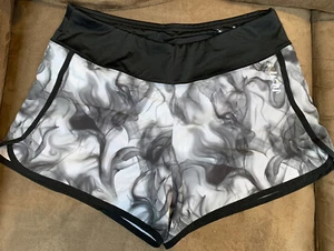 JUSTICE ACTIVE SHORTS SIZE 18 PLUS GRAY MARBLE SUPER CUTE!! - Picture 1 of 4