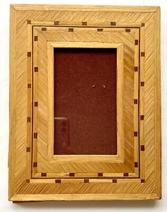 Artisan Made Wood Inlay Photo Frame Intricately Crafted Philippines  New Other - Picture 1 of 4