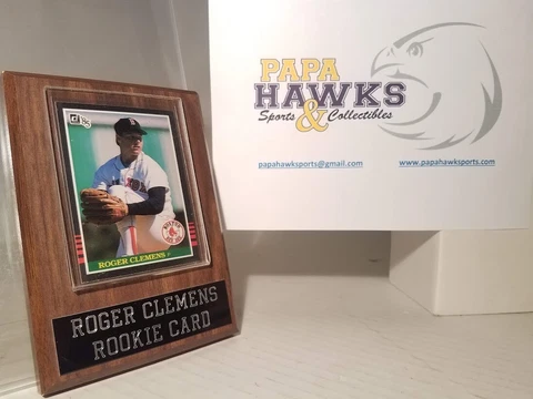 Roger Clemens Plaque w/Donruss 1985 Rookie Card #273-Red Sox (May Replace Card)! Cover